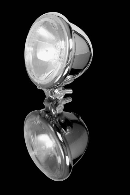 4 1/2&quot; HEAD LIGHT CHR BATES STYLE BILUX 681876