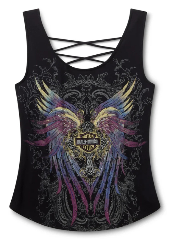 NAISTEN BLING H-D MOTO WINGS -PAITA 96627-25VW