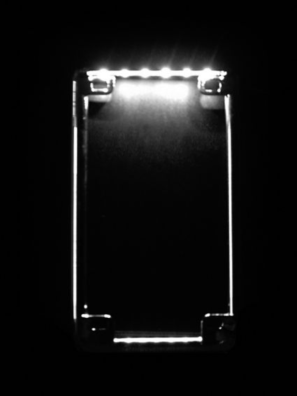 RADANTZ 3&quot; CHR. PLATE LITE 61387