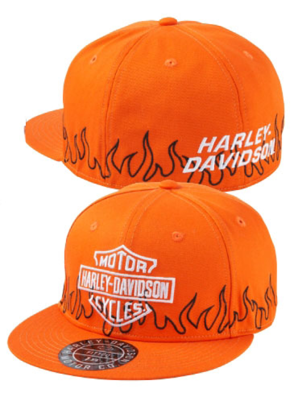 MIESTEN H-D LIPPIS FLAMES, ORANGE 97622-24VM