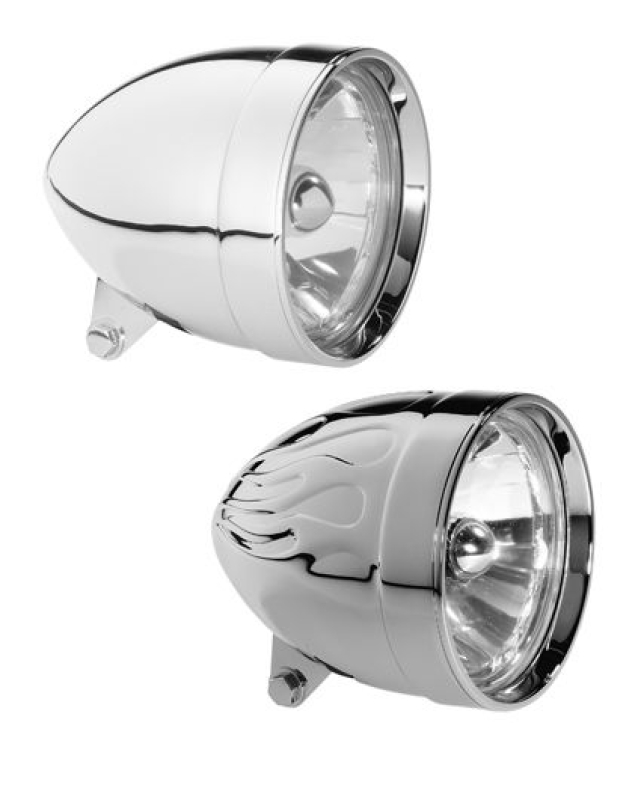 SMOOTH 5 3/4&quot; HEADLIGHT HOUSING, CHROME 634006