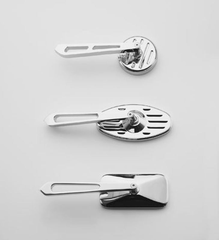 ROUND MIRROR SHORT STEM 78059
