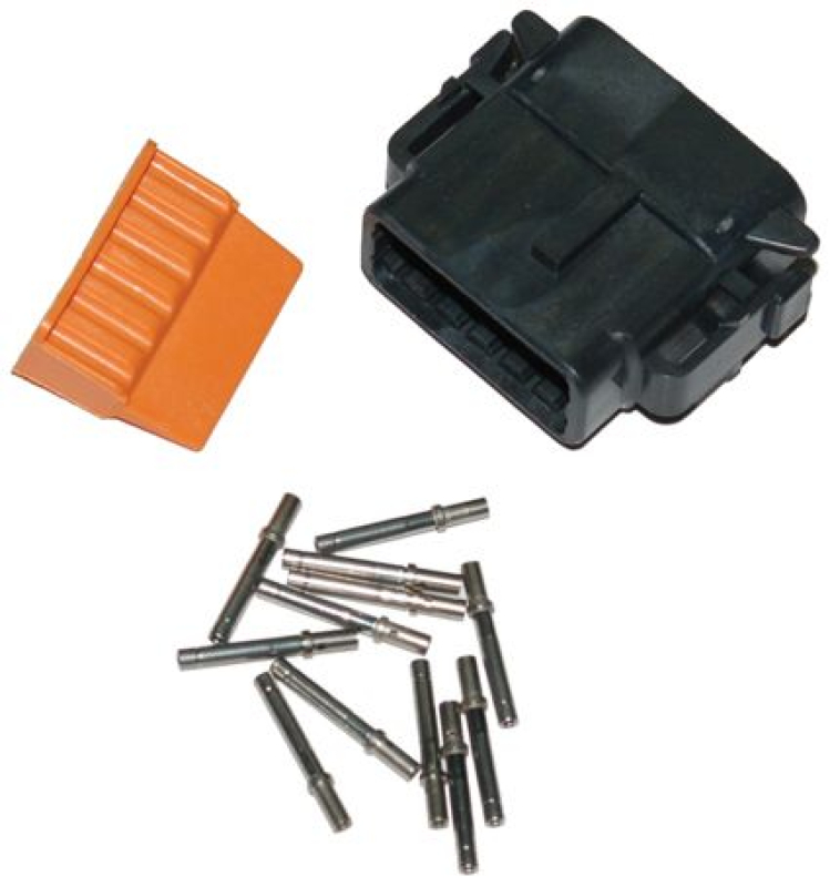 DEUTSCH DTM 12-POSITION BLACK FEMALE CONNECTOR 670304