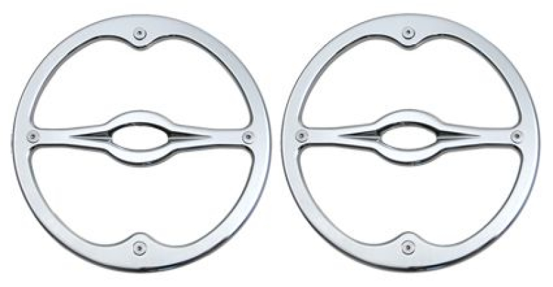 SPEAKER TRIM, REAR PAIR, CHROME 98 LATER 614490
