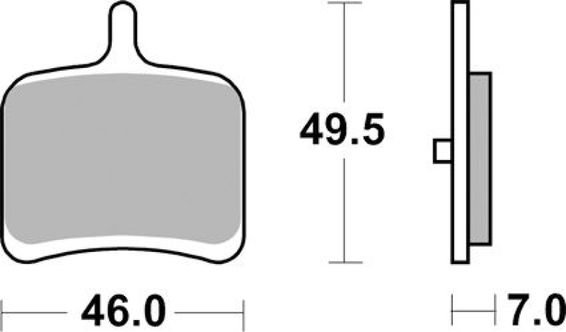 MCB 811 SH LUCAS BRAKE PAD 683386