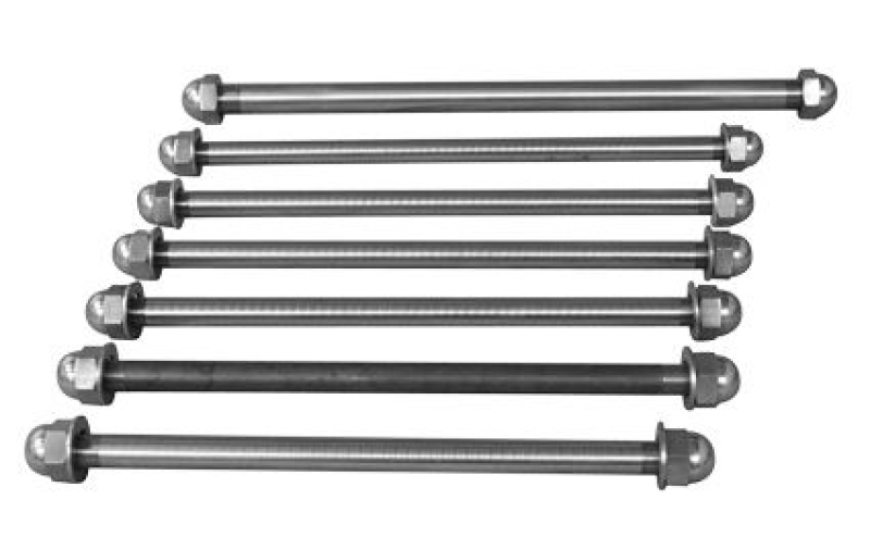 CCE AXLE 3/4&quot;X345MM INCL. 2 NUTS 682431