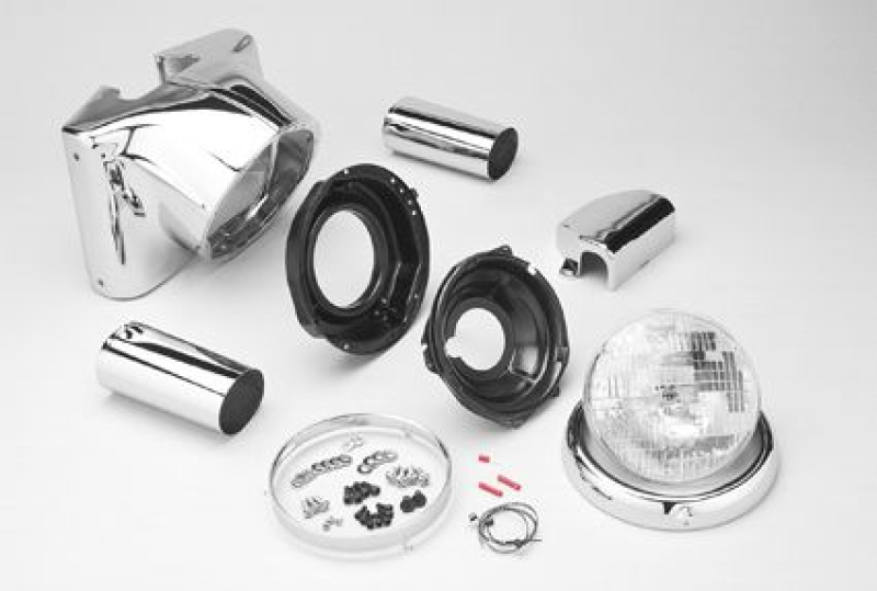 NACELLE 7&quot; HEADLIGHT KIT, CHROME 26531