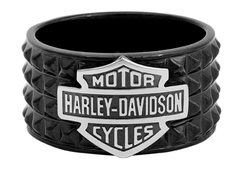 H-D BLACK ON BLACK PYRAMID STEEL SORMUS HSR0037