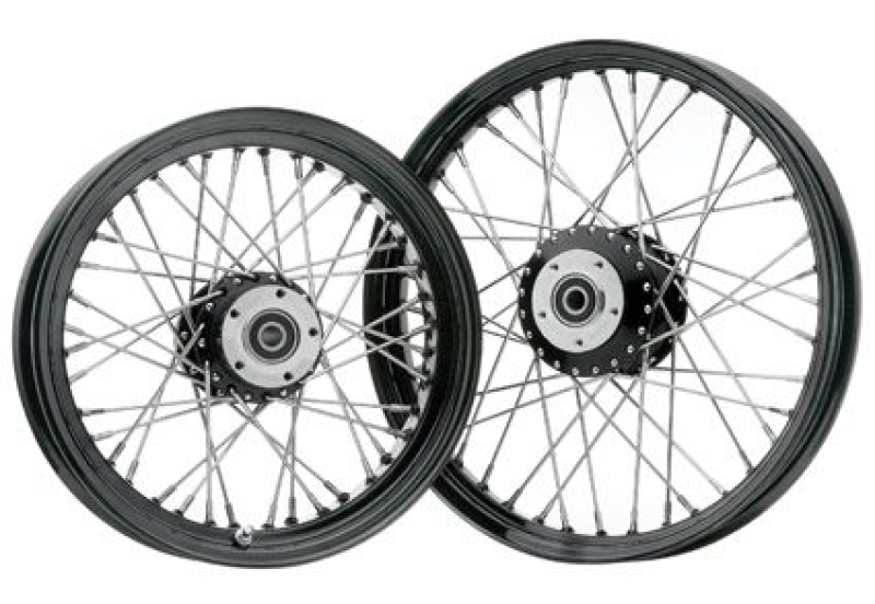 40 SPOKE WHEEL 16X3.50 BLACK 3/4&quot; 632527
