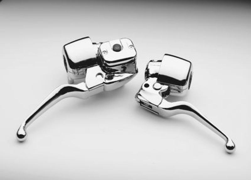 CHROME HANDLEBAR CONTROLS, 11/16&quot; BORE, 96UP 23250