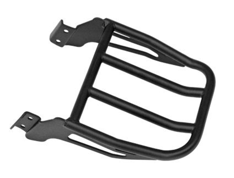 2UP SISSYBAR RACK - HARLEY XL, FXD & SFT BLACK 682779