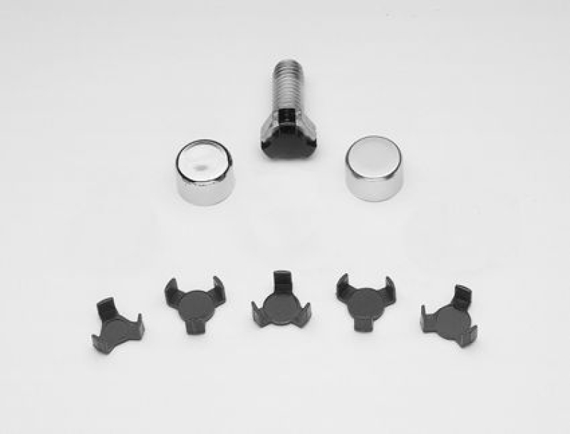 SNAP CAPS-CHROME 7/16&quot; (6) 11893