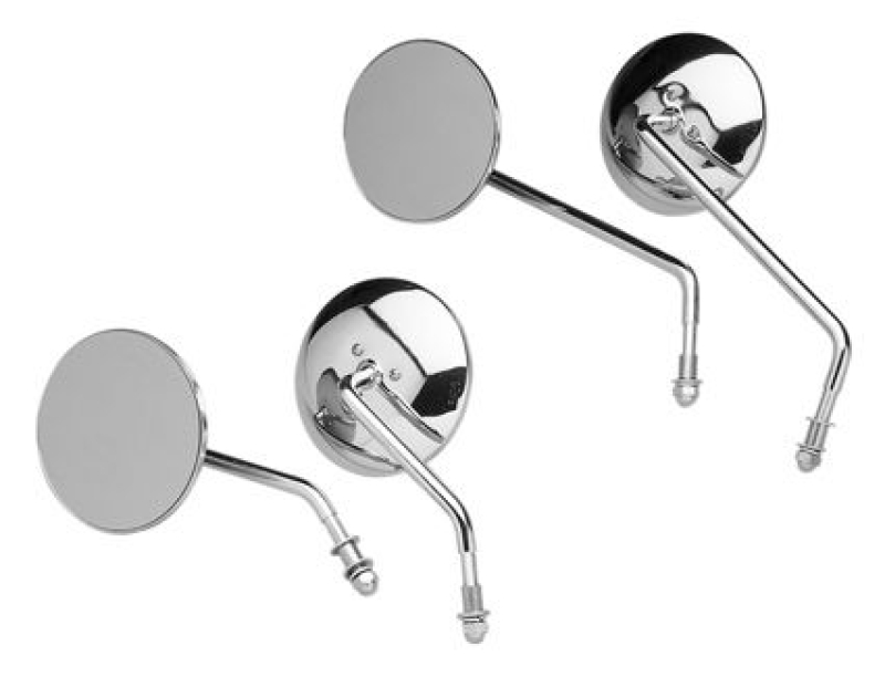 4&quot;RND.MIRROR.SHORT STEM L/SIDE 12259