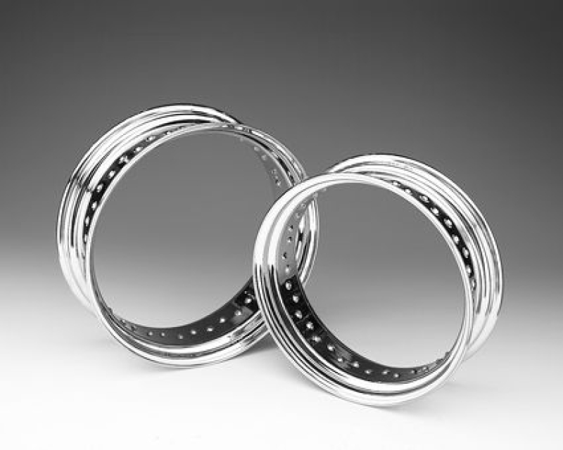 CHROME STEEL RIM, 40 SPOKE, 18&quot; X 5.75&quot; 08776