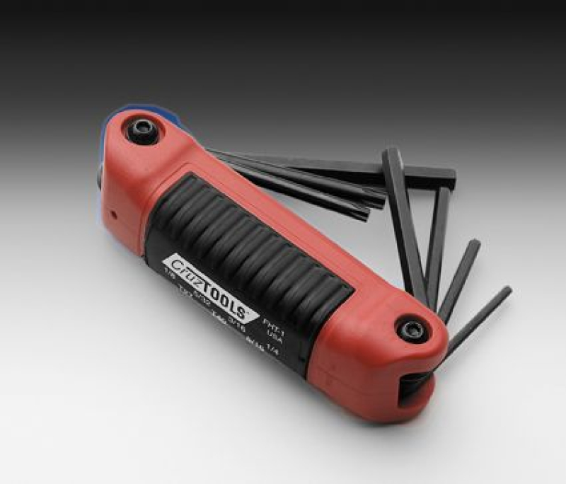 CRUZTOOLS FOLDING HEX/TORX KEY SET 20983