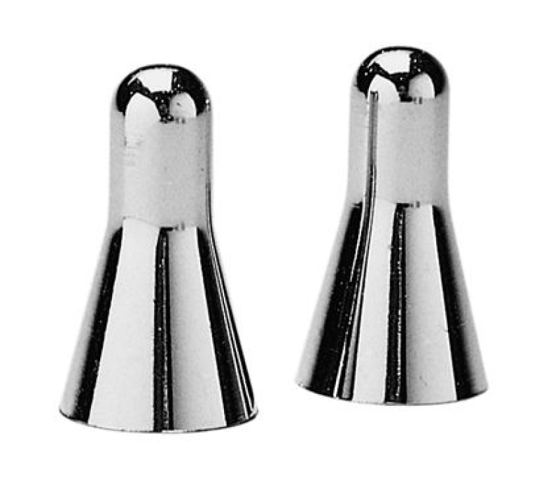 CHROME VALVE STEM COVERS (10) 12290