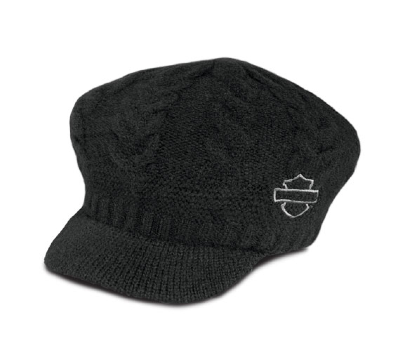 HAT-KNIT,BLACK 97658-23VW