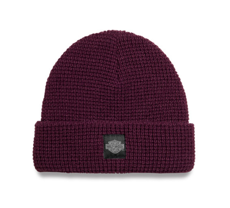 HAT-KNIT,BURGUNDY RED 97685-23VM