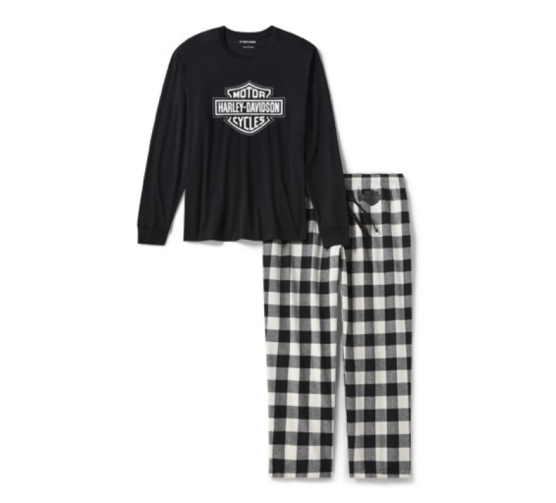 MIESTEN H-D BUFFALO CHECK -PYJAMASETTI 96791-25VM