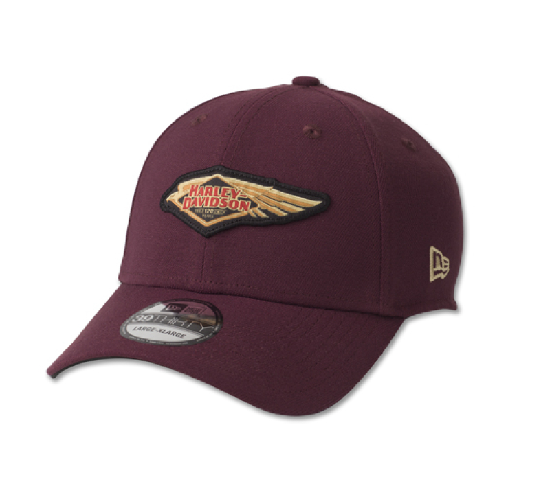 H-D 120TH LIPPIS, DARK RED 97749-23VM