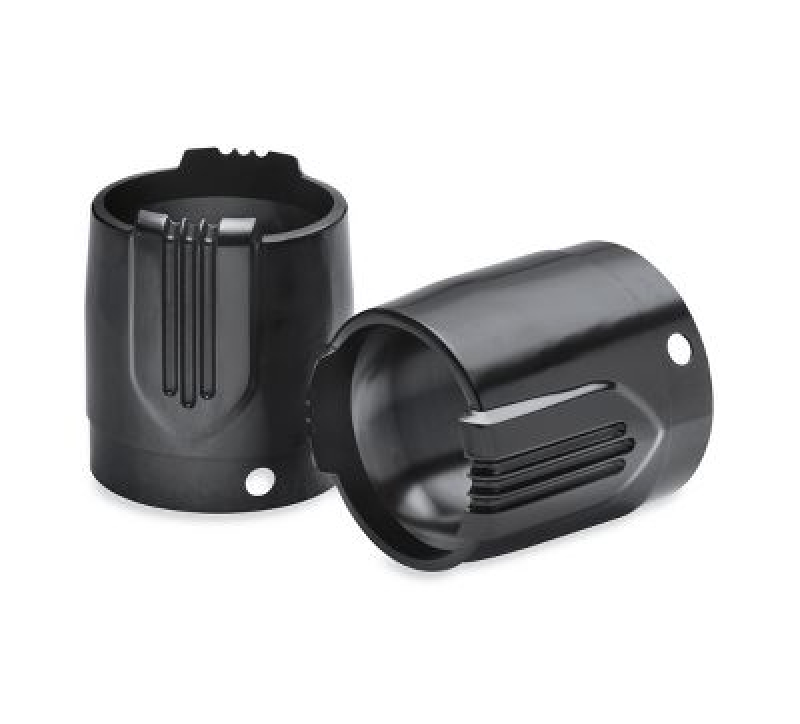 ÄÄNENVAIMENTIMEN PÄÄT,MUSTA DEFIANCE 4.5&quot;  - MUF. ENDCAP -GLS 65100096