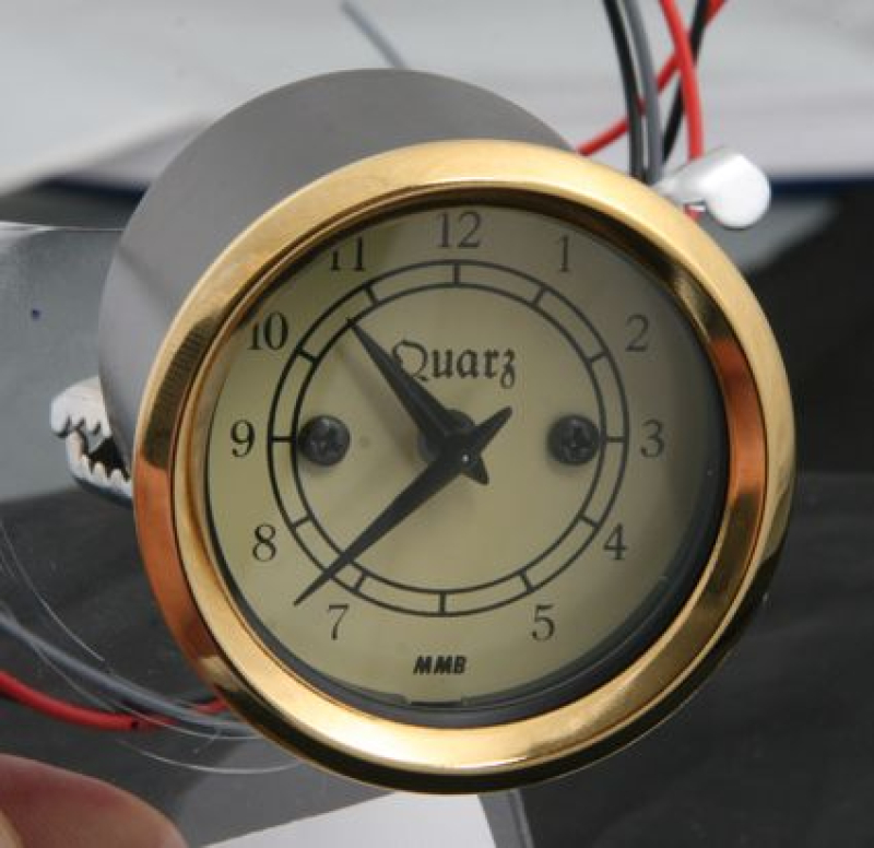 MMB RETRO CLOCK GOLD / IVORY 682682