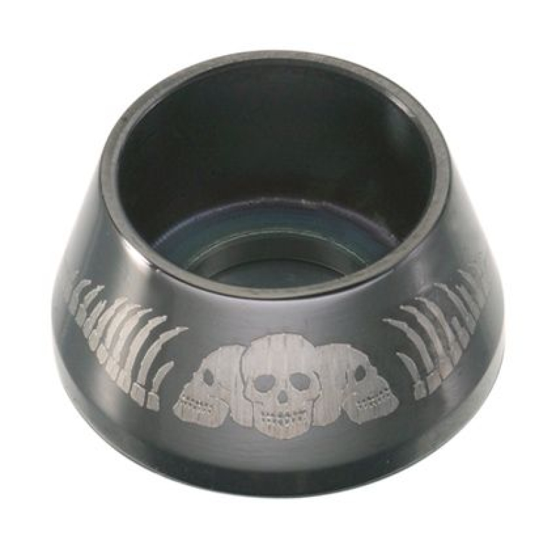 RISER BOLT COVER ALU 1/2, BONES, BLACK 685630
