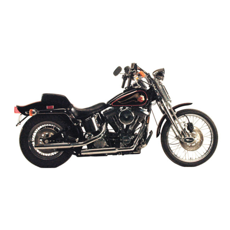PAUGHCO, TAPERED EXHAUST (38&quot;). CHROME SLIDER CHANNELS. INCL. 500191 M 500045