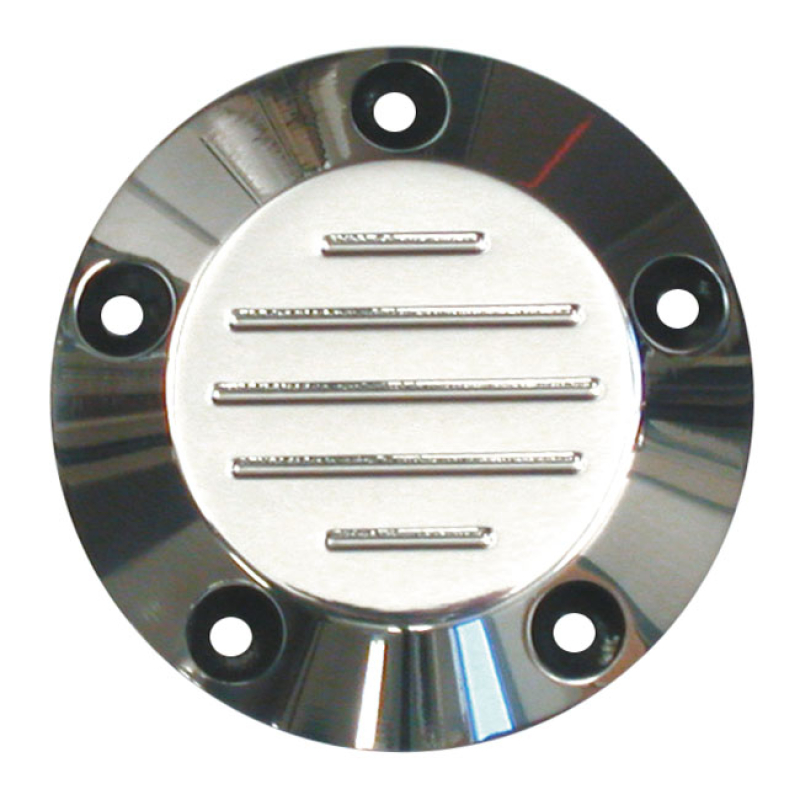 GROOVED POINT COVER, POLISHED BALL MILLED POLISHED ALUMINUM. 500100