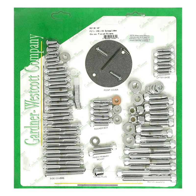 MOTOR SCREW SET, CHROME ALLEN 500194
