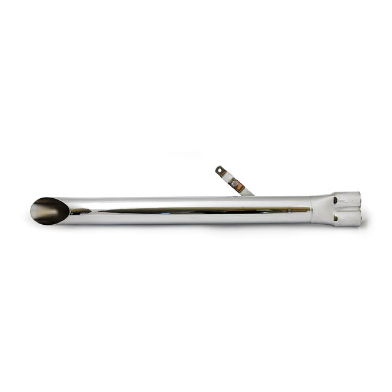TURN OUT SHOVEL STYLE UNIVERSAL MUFFLER 30&quot; LONG CHROME UNIVERSAL MUFF 500591