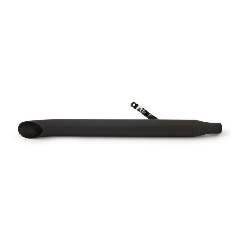 TURN OUT SHOVEL STYLE UNIVERSAL MUFFLER 30&quot; LONG BLACK 500712