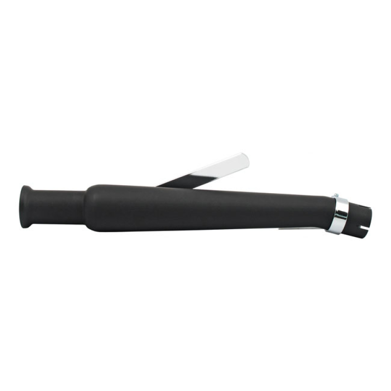 TRUMPET UNIVERSAL UPSWEPT LEFT MUFFLER 20-1/2&quot; LONG BLACK UNIVERSAL MU 500717