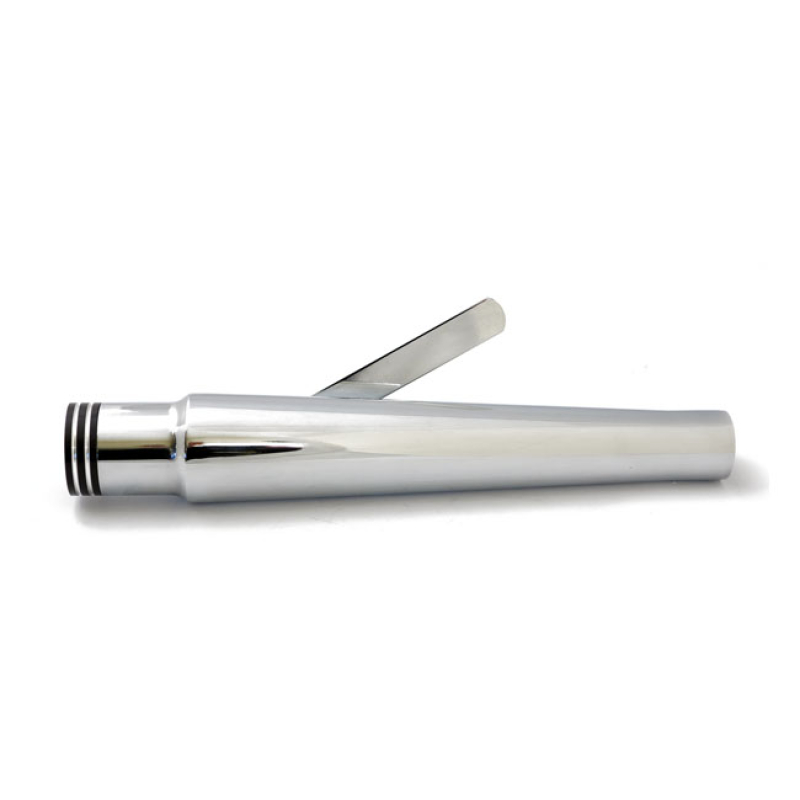 TRUMPET UNIVERSAL MUFFLER 17&quot; LONG CHROME 500736