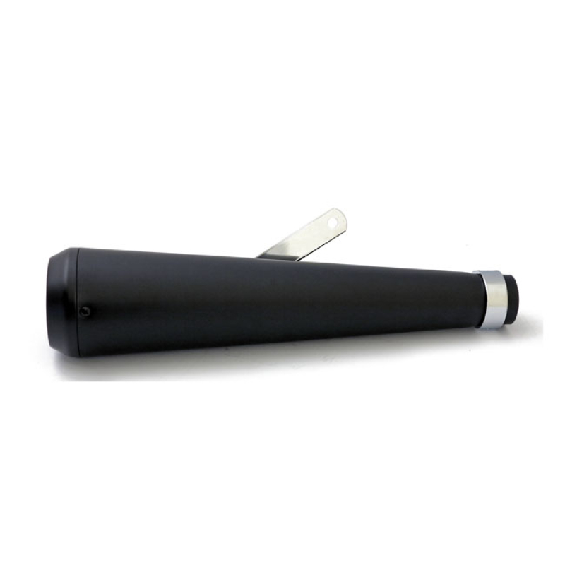 MEGAPHONE UNIVERSAL MUFFLER 16.5&quot; LONG BLACK WITH TE TIP 500741