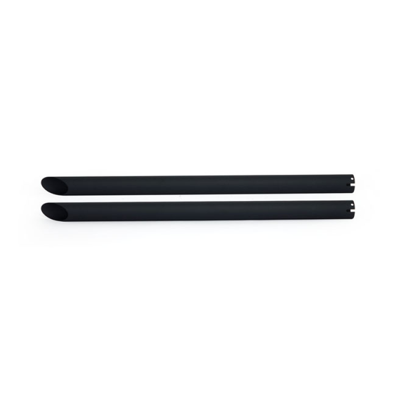 UNIVERSAL HEAD PIPE EXTENSION SET 32&quot; LONG BLACK MATTE BLACK SLASH CUT 500837