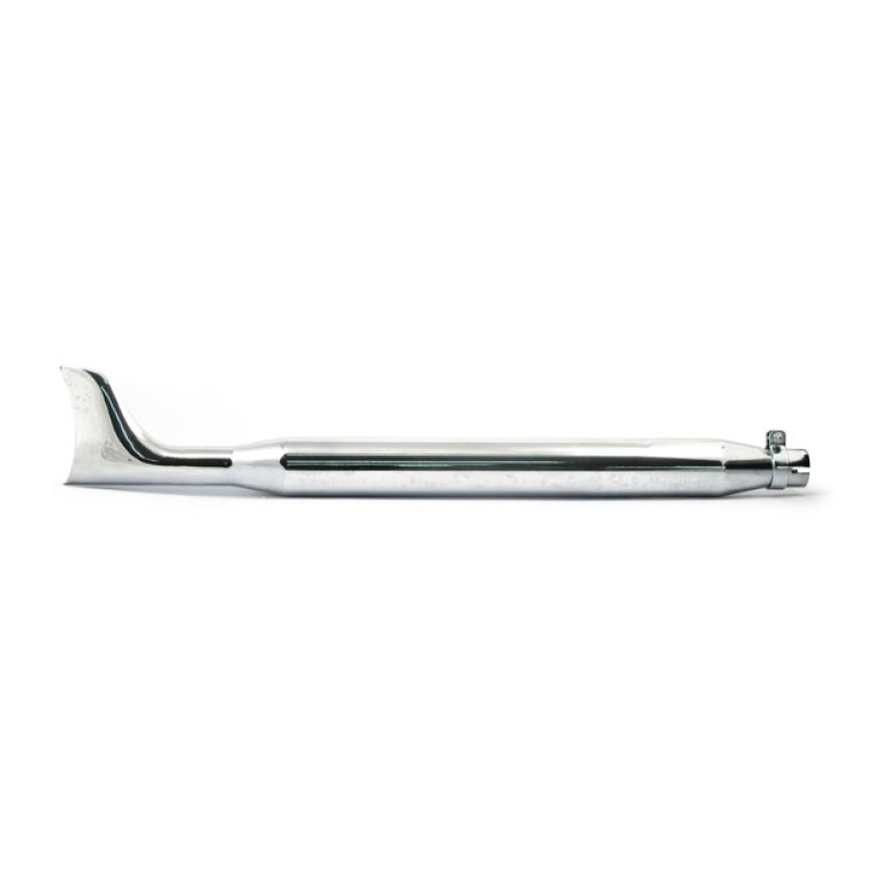 FISHTAIL UNIVERSAL MUFFLER 36&quot; LONG CHROME UNIVERSAL MUFFLER, 36&quot; (91. 500946