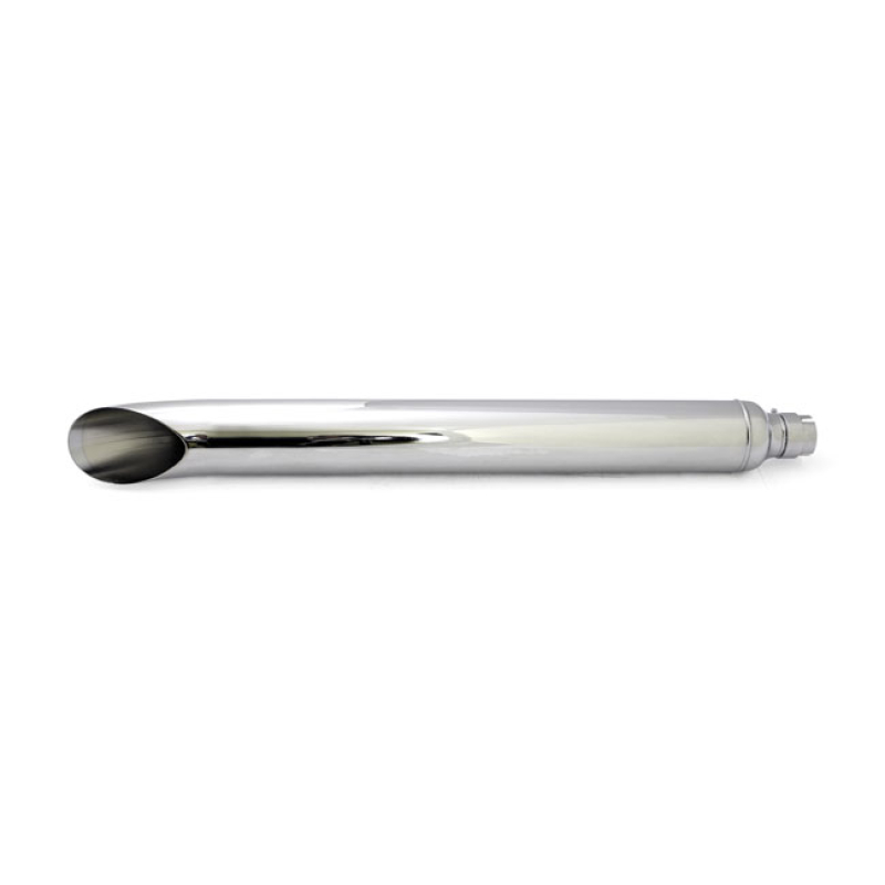 TURN DOWN / TURN OUT UNIVERSAL MUFFLER 32&quot; LONG CHROME UNIVERSAL TOURI 500953