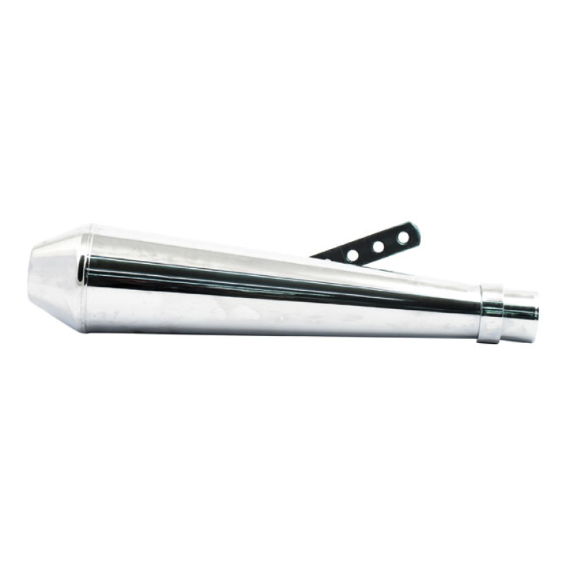 MEGATON UNIVERSAL MUFFLER 18&quot; LONG CHROME UNIVERSAL MUFFLER, 18&quot; (45.7 500957