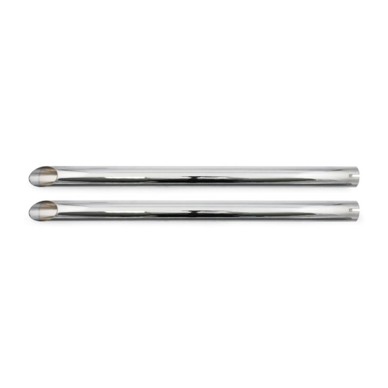 UNIVERSAL HEAD PIPE EXTENSION SET 30&quot; LONG CHROME SLASH CUT SLIP-ONS, 500969