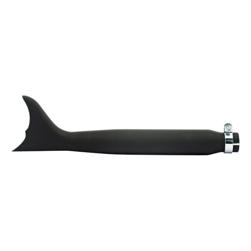 BATWING FISHTAIL UNIVERSAL MUFFLER 22&quot; LONG BLACK 500984
