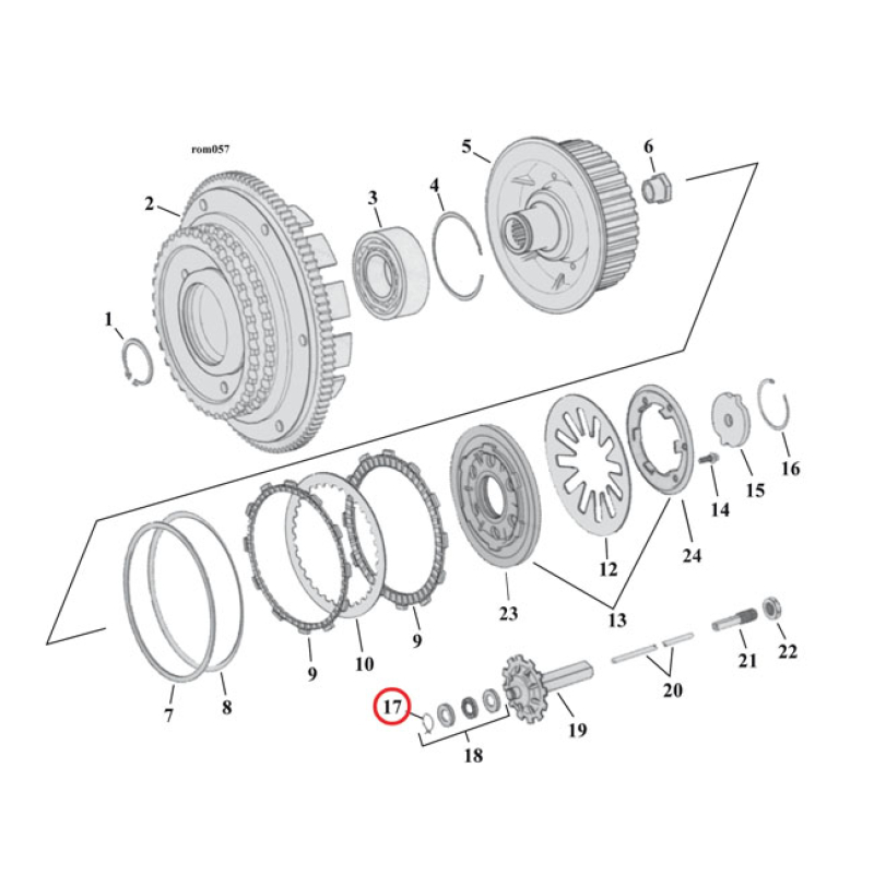 EASTERN RET.RING,CL.THROW-OUT BEARING 500985