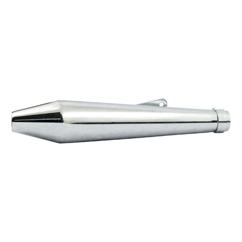 MEGATON UNIVERSAL MUFFLER 19-1/2&quot; LONG CHROME UNIVERSAL MUFFLER, 19-1/ 500986