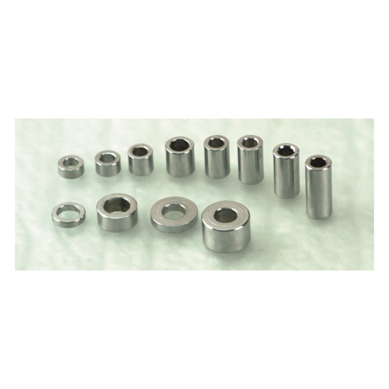 CHROME SPACERS I.D. X 7/16&quot; O.D. X 3/16&quot; 501515