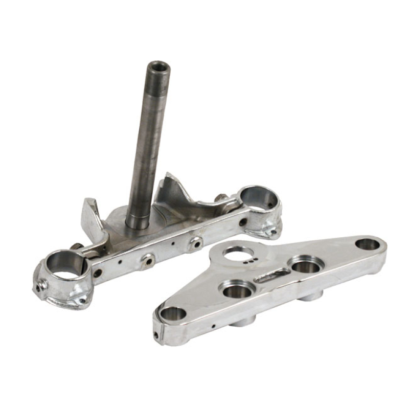 STOCK STYLE FL 41MM TRIPLE TREES. CHROME FITS AS STOCK REPLACEMENT.  L 501940