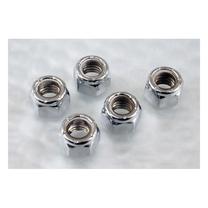 CHROME NYLON LOCKNUTS 7/16-14 502080