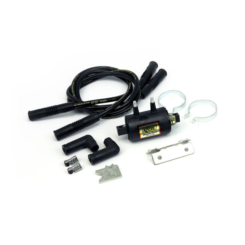 ACCEL, CLASSIC ''SUPER COIL'' KIT BLACK, 12V / 3 OHM 502941