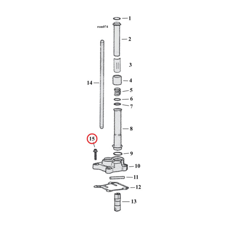 GW, TAPPET BLOCK MOUNT KIT. ALLENHEAD, CHROME 502986