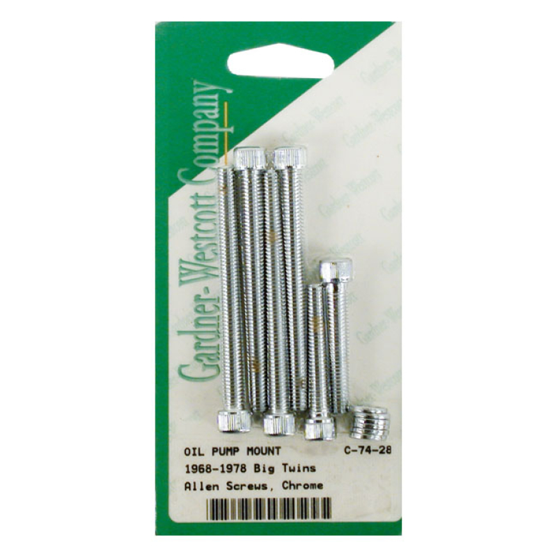 OIL PUMP MOUNT KIT, ALLEN CHROME 503280