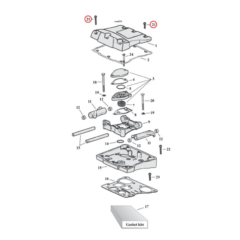 VENTTIILIKOPAN PULTTISARJA STAINLESS TEEL TC 1999-2011 503372